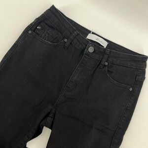 KanCan‎ Black Distressed Skinny Jeans Raw Hem Denim Womens 7/27